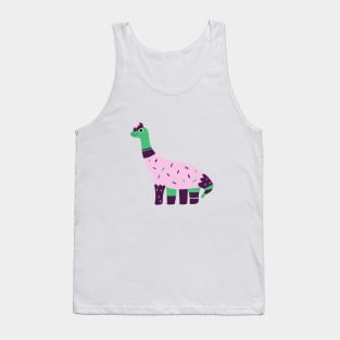 Cartoon Brachiosaurus Tank Top